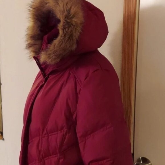MARC NEW YORK Andrew Marc  maroon/dark red woman's coat. SizeXL Warm, rainproof - Picture 5 of 9